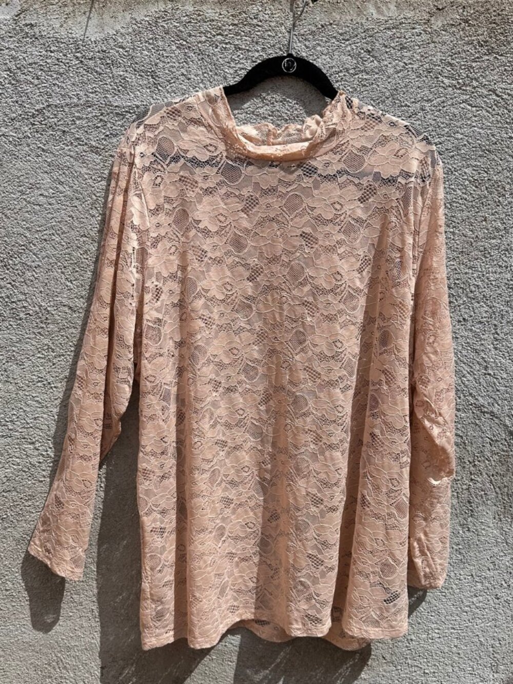 Torrid Sheer Lace Top Size 4